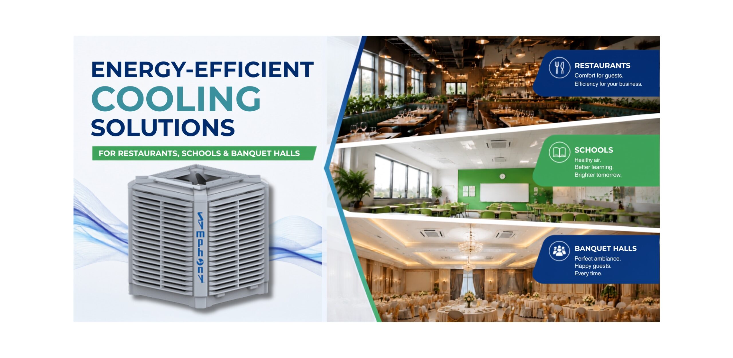 HVAC Consultants’ Energy-Efficient Cooling Solutions for Restaurants, Schools and Banquet Halls